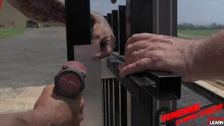 How To Install A Sliding Gate From Scratch The Easy Way [upl. by Annala]