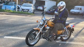 Yamaha XV535 Virago  Recommissioning Part 15 Front Brake Master Cylinder Repair  Test Ride [upl. by Eicram]