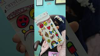 Homemade Colorful Stickers Craft  Homemade Sticker Making youtubeshorts craft viralshort shorts [upl. by Tonneson]