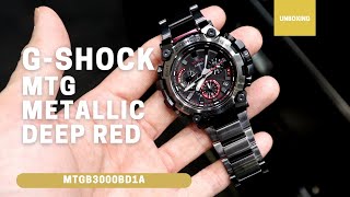 Unboxing GShock metallic MTG MTGB3000BD1A [upl. by Clareta]