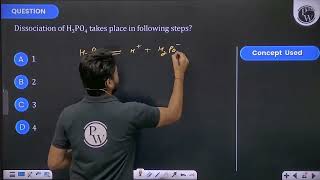 Dissociation of H3PO4 takes place in following steps [upl. by Lambard]