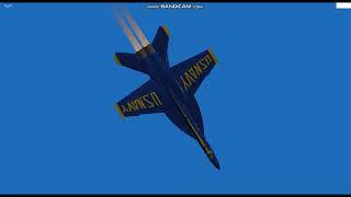 YSFlight USN Blue Angels Solos Practice [upl. by Akenehs]