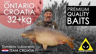 Carp Fishing  Lake Ontario Croatia 32kg [upl. by Carmella]