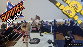 RKBRO VS Bullet Club BPT World Tag Team titles 810 BPT SUMMERSLAM Action figure match [upl. by Eilloh]