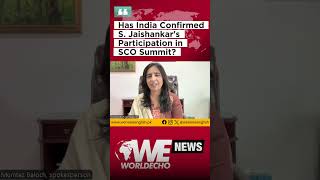 Has India Confirmed S Jaishankars Participation in the SCO Summit in Pakistan  SCO Summit News [upl. by Ittak]