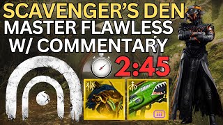 Flawless Master Scavengers Den Lost Sector With Commentary [upl. by Aronek]