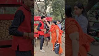 Golgappa prank 🤣 prankvideo funnypublicreaction [upl. by Edrea]