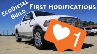 Ram 1500 EcoDiesel Build FIRST MODIFICATIONS Edge Insight CTS2 Review [upl. by Iliak356]