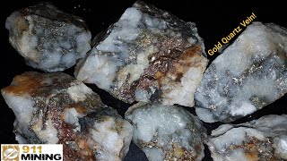 Prospecting High Grade Gold amp Silver Quartz Vein In Quarry [upl. by Noel]