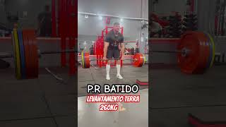 Levantamento Terra 260kg hipertrofia dietaflexilvel academia motivation dietaflexivel [upl. by Gleason]