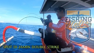 DOUBLE STRIKE terussss   Takamitechnos  shimano ocea jigger [upl. by Swayder]