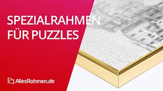 SpezialBilderrahmen für Puzzles  allesrahmende [upl. by Atlante191]