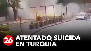 Atentado suicida en Turquía  2 supuestos terroristas muertos [upl. by Prussian]