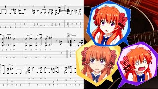 Kimi ja Nakya Dame Mitai  Gekkan Shoujo Nozakikun Op Fingerstyle Guitar Tabs [upl. by Edyak]