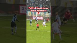 Waldhof Mannheim vs Wehen Wiesbaden 22 🏟️ wehenwiesbaden waldhofmannheim [upl. by Ttimme80]