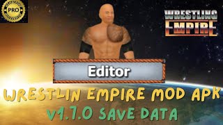 WRESTLING EMPIRE MOD APK V170 CUSTOM TITLE COSTUMES DOWNLOAD wrestlingempire [upl. by Attolrac]