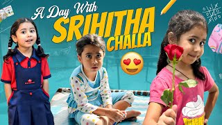 A day with Srihitha Abhiyanshi Challa  Fun Time  Smart Kid  FamilyVlogs [upl. by Ahtekahs]