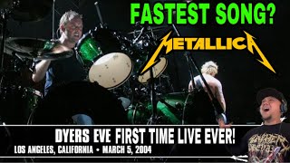 Metallica  Dyers eve First time ever performing Live 2004 REACTION [upl. by Franciscka394]