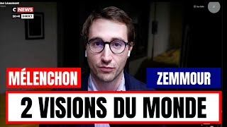 Mélenchon VS Zemmour  2 visions du monde [upl. by Adnarim]