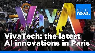 VivaTech 2024 Artificial intelligence takes centre stage at annual French tech show  euronews 🇬🇧 [upl. by Nnylirej]