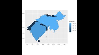 Creating Cartogram using R [upl. by Akere]