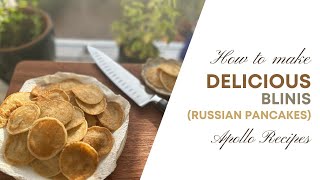 Easy Blini Russian Pancake Recipe [upl. by Janine]