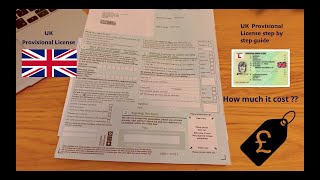 How To Apply Online For UK Provisional Driving License Step by Step guide  International Students [upl. by Erodasi]