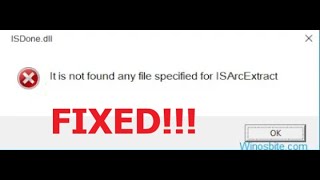 🔧How to Fix ISDonedll Error in Fitgirl Repacks Installer ISArcExtract  Part 2 [upl. by Higgs]