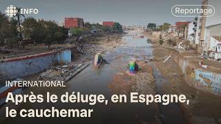 Inondations en Espagne  la détresse la colère et l’épuisement des rescapés [upl. by Enitsud]