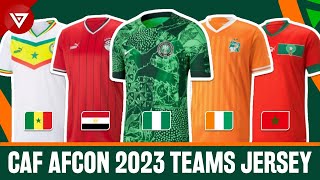 🟢 Africa Cup of Nations 2023 2024 All Teams Kits Jersey Home amp Away [upl. by Yramliw890]