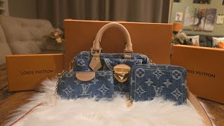 Louis Vuitton Denim Collection Late Unboxing 💙louisvuitton lv denimbag lateunboxing [upl. by Meeks79]