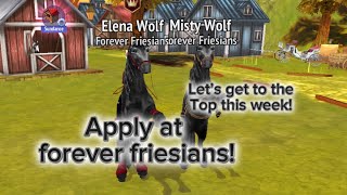 Apply at forever friesians  Elena wolf Hrt [upl. by Narrat]