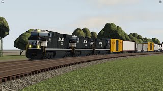 NS 7527 Passing Seacrest Springs Rd [upl. by Anaiuq]