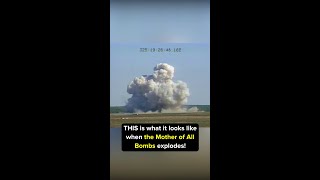 MOAB or Mother of All Bombs Test Footage [upl. by Tilly168]