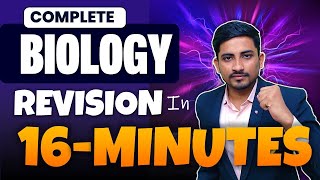 ENTIRE Biology in 16 Minutes  Class 12th Biology Fastest Revision Ever  Board 2023 Exam  Biology [upl. by Urbanus]