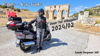 Fethiye  Kaş  Finike I Uzun Yol Hikayeleri 02 I Suzuki Burgman 400 [upl. by Barron]