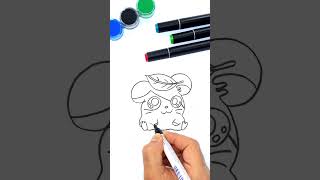 Easy and beautiful drawing art zeichnen drawing ytshorts viralshort [upl. by Teodoro]