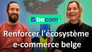 Lavenir du commerce en ligne en Belgique avec Greet Dekocker directrice de Becomfederation [upl. by Franni]