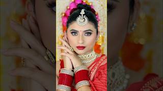 Newly Wed Makeup Look ♥️ makeuptutorial makeuptips makeuplooks newlywed tutorial indianmakeup [upl. by Aleris]