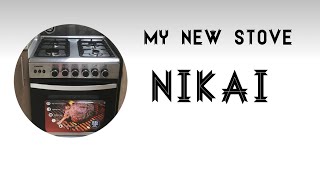 Nikai 4 burner Gas cooker with Oven [upl. by Ollehcram609]