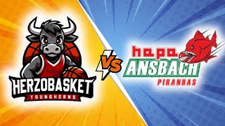 U14 Bezirksoberliga Boys Basketball Herzogenaurach vs Ansbach 9 November 2024 [upl. by Leahciam588]