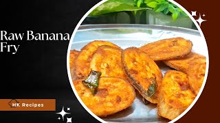 Vazhakkai Varuval  Vazhakkai Poriyal  Valakkai Fry  Saiva mean fry hkrecipes [upl. by Ellenid]