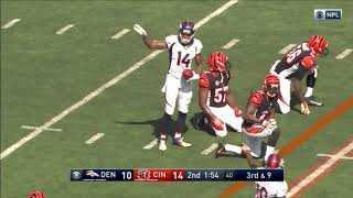 Broncos Bengals Week 3 2016 Highlights [upl. by Nol521]