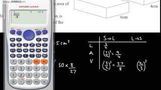 GCSE Maths  Scale Factor Enlargements of Soilds Similar Shapes Higher A Star OCR AQA [upl. by Eitsud]