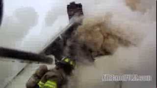 Helmet Cam Footage 3 Alarm Fire  Shenandoah PA  123113 [upl. by Deedee]