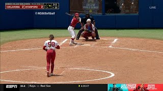 9 Stanford vs 1 Oklahoma Softball Highlights World Series 2023 [upl. by Naleek]