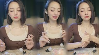 ASMR Ear Blowing amp ASMR Ear Cleaning  LiLi ASMR  20240121 [upl. by Luhar]