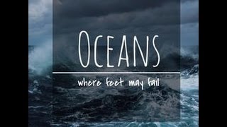 Oceans Hillsong  Karaoke [upl. by Aklog589]