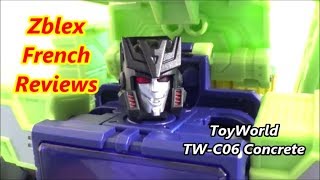 Zblex French Reviews  ToyWorld TWC06 Concrete [upl. by Kacerek550]