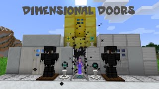 Minecraft  Dimensional Doors 1122 Mod Showcase [upl. by Ogait670]